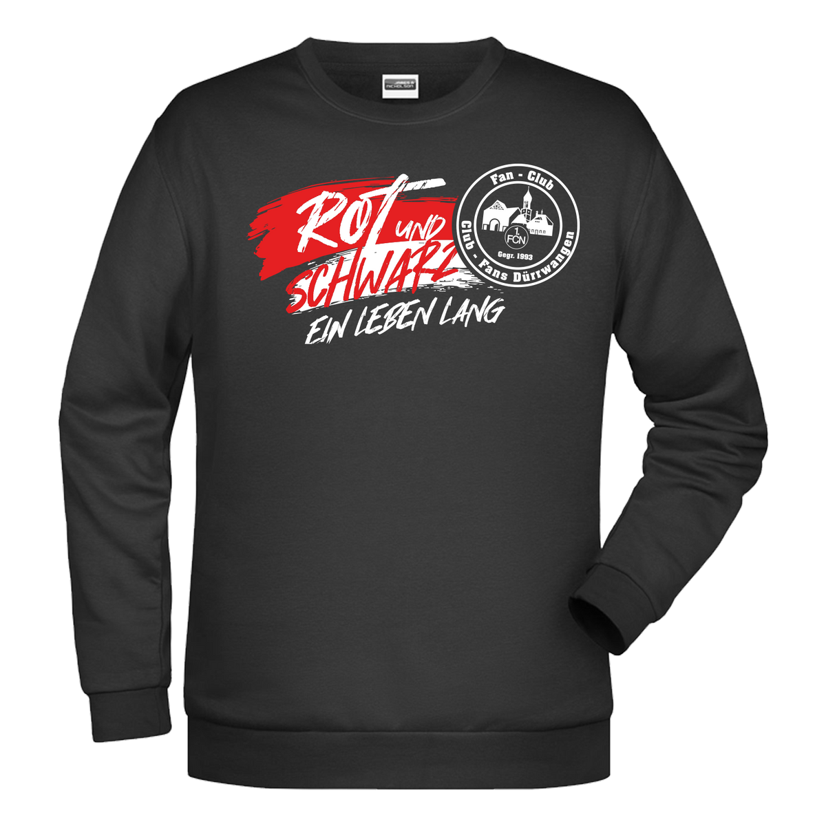 Sweatshirt Club-Fans Dürrwangen "Ein Leben Lang"