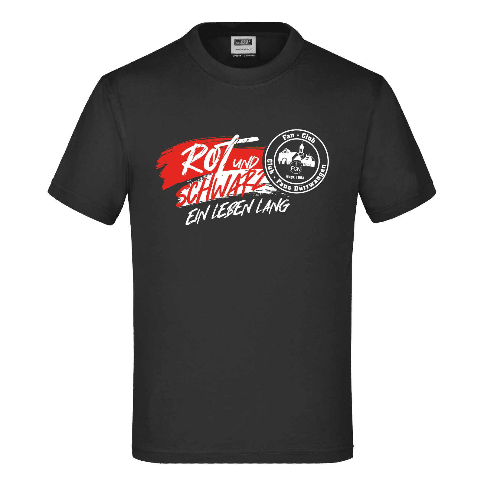 Shirt Club-Fans Dürrwangen Kids "Ein Leben lang"
