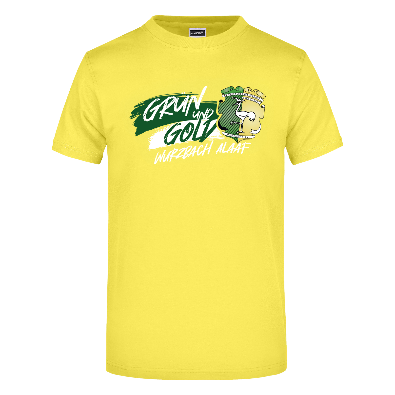 Grün-Gold Wurzbach T-Shirt "Alaaf"