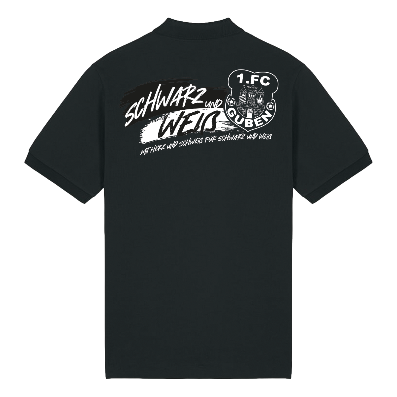 Guben Poloshirt "Schwarz&Weiss"