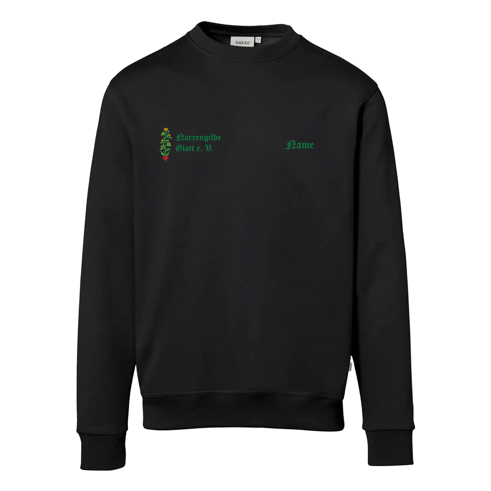 Narrengilde Glatt Sweatshirt "Habermarkenstupfer"