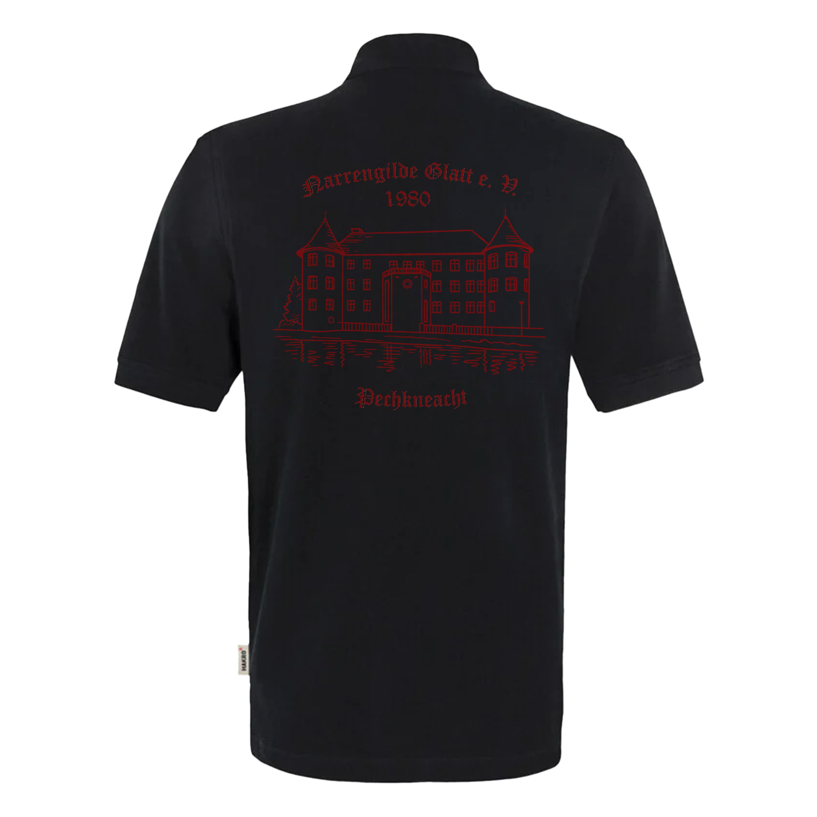 Narrengilde Glatt Herren Poloshirt "Pechkneacht"