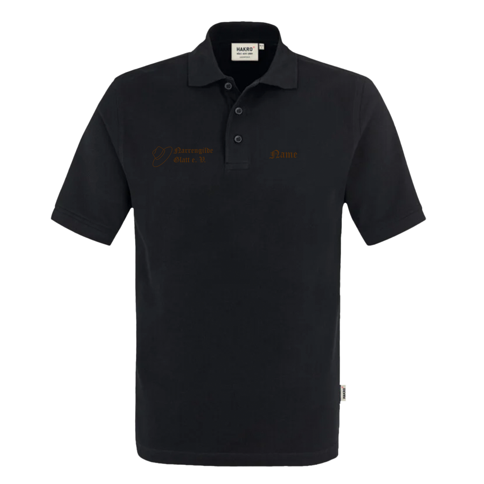 Narrengilde Glatt Herren Poloshirt "Glattal Flößer"