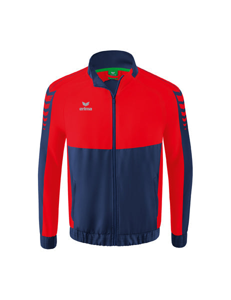 Six Wings Präsentationsjacke Erwachsene; Kinder new navy/rot
