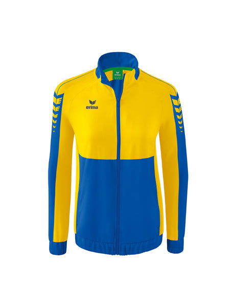 Six Wings Präsentationsjacke Damen new royal/gelb