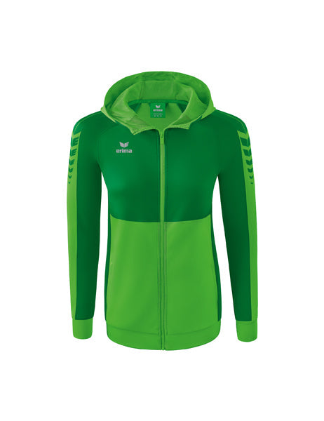 Six Wings Trainingsjacke mit Kapuze Damen green/smaragd