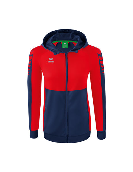 Six Wings Trainingsjacke mit Kapuze Damen new navy/rot