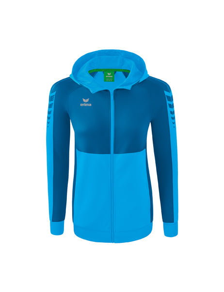 Six Wings Trainingsjacke mit Kapuze Damen curacao/mykonos
