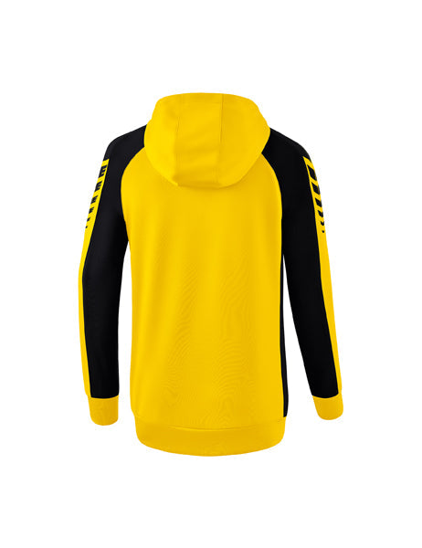 Six Wings Trainingsjacke mit Kapuze Damen gelb/schwarz