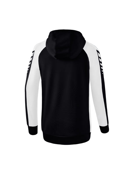 Six Wings Trainingsjacke mit Kapuze Damen schwarz/weiß