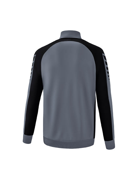 Six Wings Worker Jacke Erwachsene; Kinder slate grey/schwarz