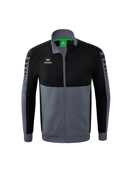 Six Wings Worker Jacke Erwachsene; Kinder slate grey/schwarz