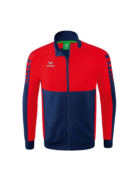 Six Wings Worker Jacke Erwachsene; Kinder new navy/rot