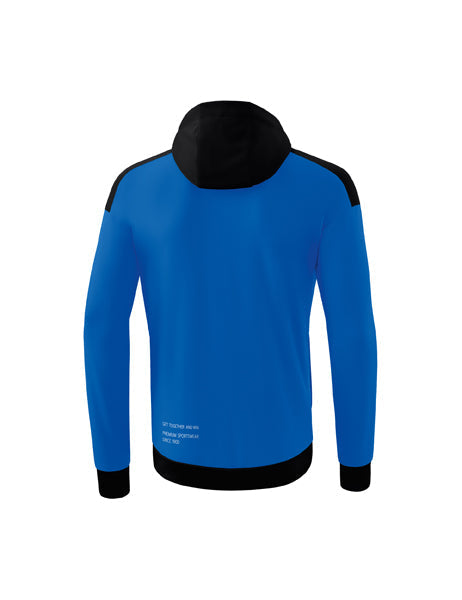 CHANGE by erima Trainingsjacke mit Kapuze Erwachsene; Kinder new royal/schwarz/weiß
