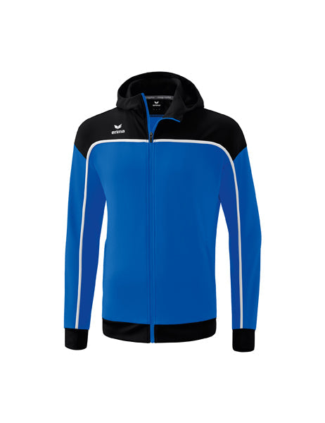 CHANGE by erima Trainingsjacke mit Kapuze Erwachsene; Kinder new royal/schwarz/weiß