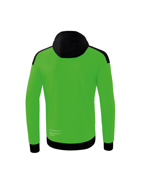 CHANGE by erima Trainingsjacke mit Kapuze Erwachsene; Kinder green/schwarz/weiß