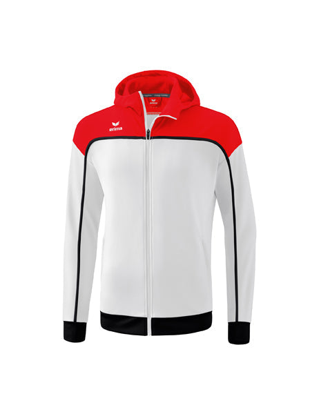 CHANGE by erima Trainingsjacke mit Kapuze Erwachsene; Kinder weiß/rot/schwarz