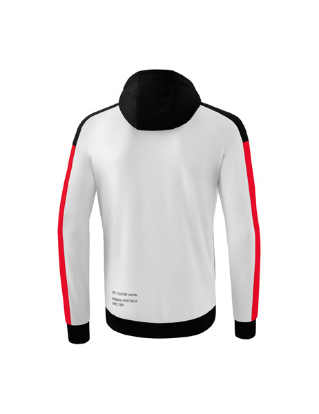 CHANGE by erima Trainingsjacke mit Kapuze Erwachsene; Kinder weiß/schwarz/rot