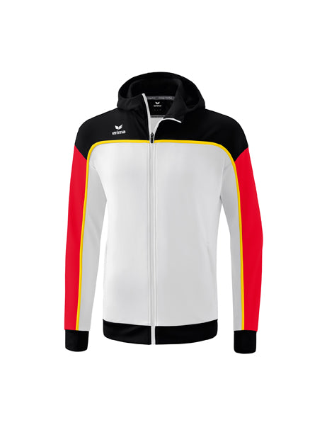 CHANGE by erima Trainingsjacke mit Kapuze Erwachsene; Kinder weiß/schwarz/rot