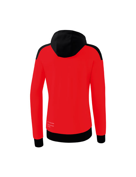 CHANGE by erima Trainingsjacke mit Kapuze Damen rot/schwarz/weiß