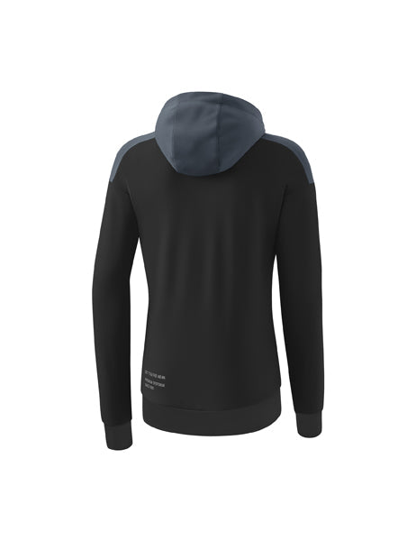 CHANGE by erima Trainingsjacke mit Kapuze Damen black grey/slate grey/weiß