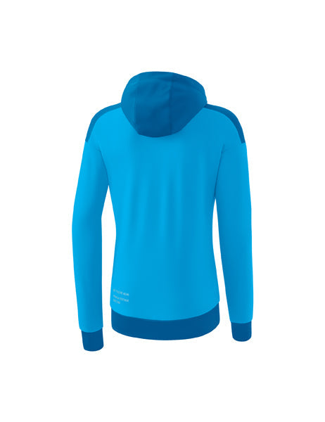 CHANGE by erima Trainingsjacke mit Kapuze Damen curacao/mykonos/weiß