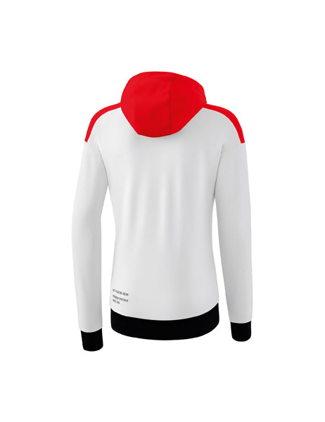 CHANGE by erima Trainingsjacke mit Kapuze Damen weiß/rot/schwarz