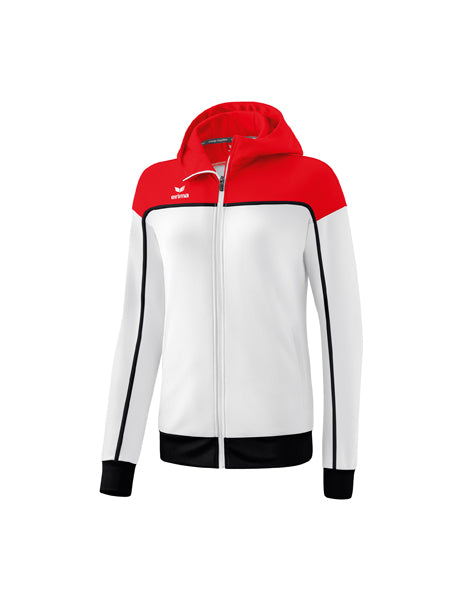CHANGE by erima Trainingsjacke mit Kapuze Damen weiß/rot/schwarz
