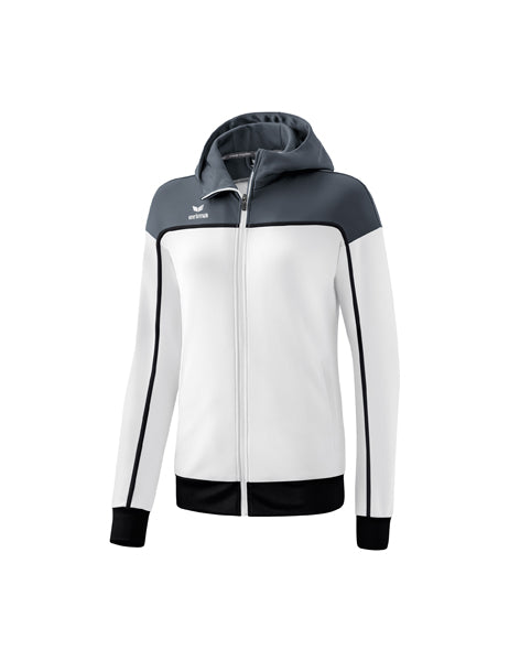 CHANGE by erima Trainingsjacke mit Kapuze Damen weiß/slate grey/schwarz