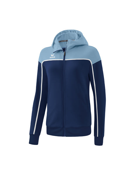 CHANGE by erima Trainingsjacke mit Kapuze Damen new navy/faded denim/weiß