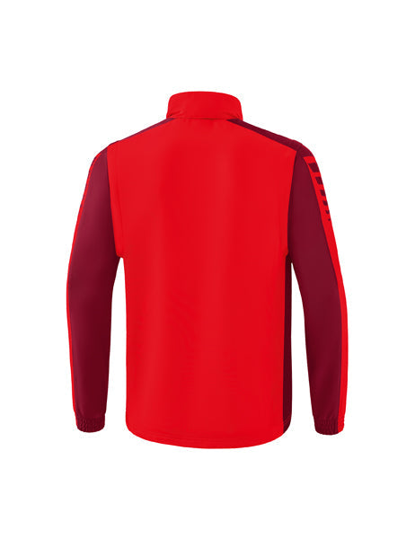 Six Wings Jacke mit abnehmbaren Ärmeln Erwachsene rot/bordeaux