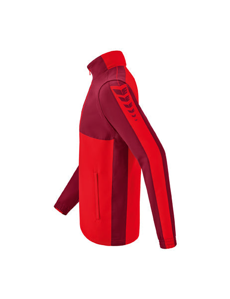Six Wings Jacke mit abnehmbaren Ärmeln Erwachsene rot/bordeaux
