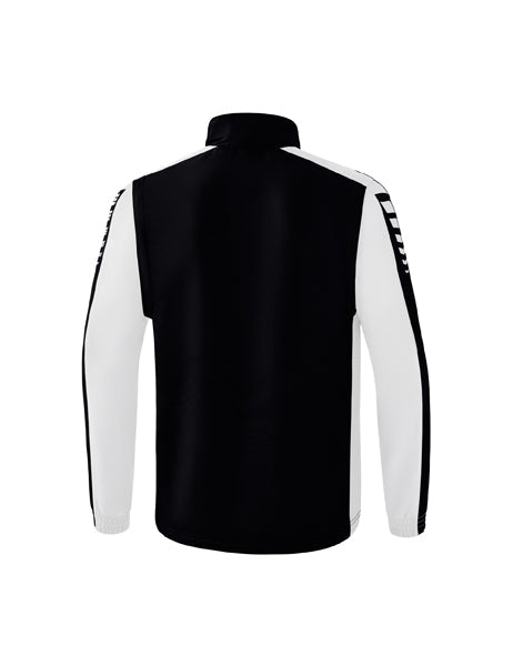 Six Wings Jacke mit abnehmbaren Ärmeln Erwachsene schwarz/weiß