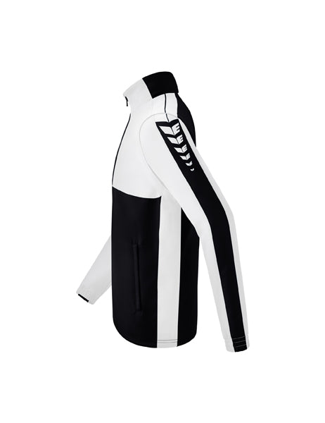 Six Wings Jacke mit abnehmbaren Ärmeln Erwachsene schwarz/weiß