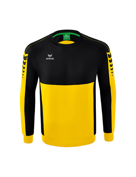 Six Wings Sweatshirt Erwachsene; Kinder gelb/schwarz
