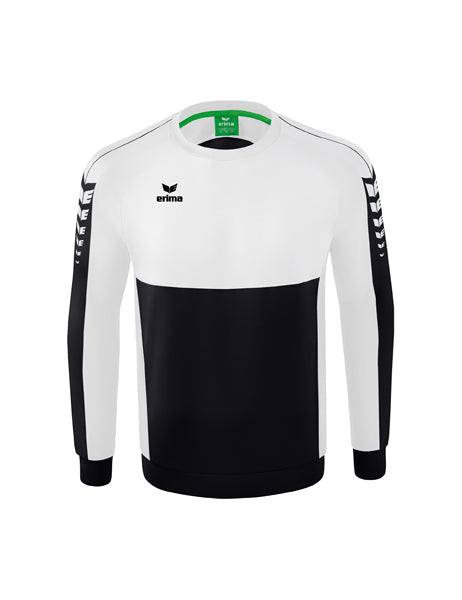 Six Wings Sweatshirt Erwachsene; Kinder schwarz/weiß