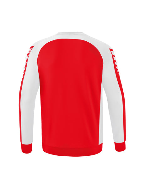 Six Wings Sweatshirt Erwachsene; Kinder rot/weiß