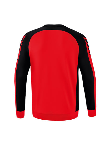 Six Wings Sweatshirt Erwachsene; Kinder rot/schwarz