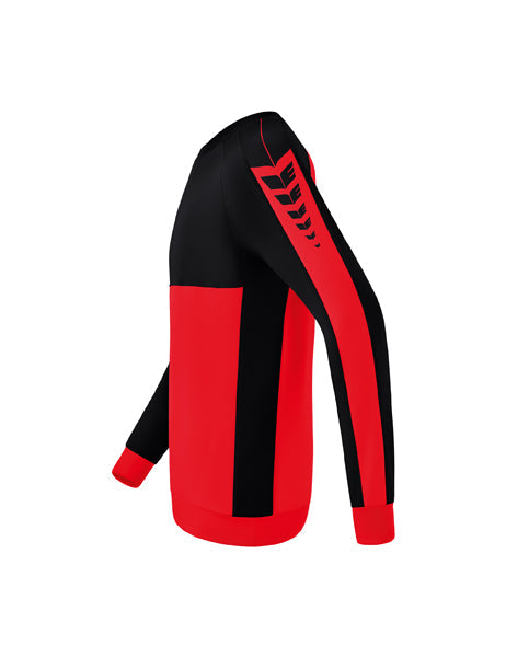Six Wings Sweatshirt Erwachsene; Kinder rot/schwarz