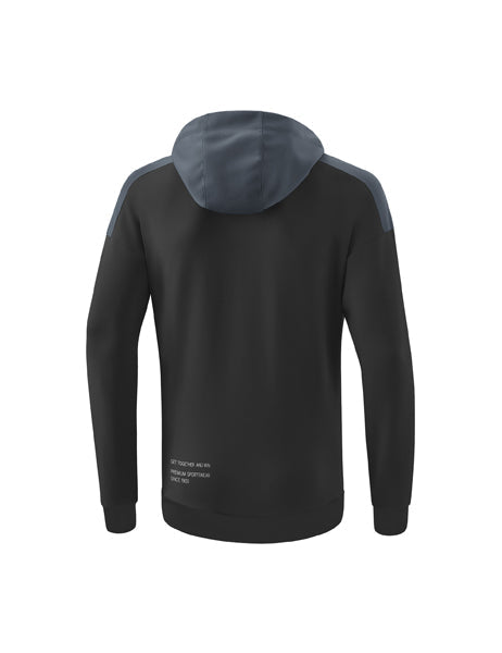 CHANGE by erima Kapuzensweat Erwachsene; Kinder black grey/slate grey/weiß