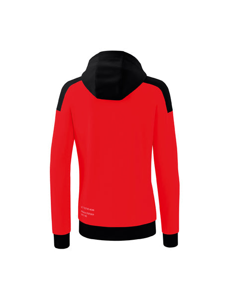 CHANGE by erima Kapuzensweat Damen rot/schwarz/weiß