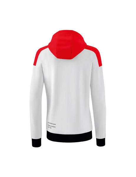 CHANGE by erima Kapuzensweat Damen weiß/rot/schwarz