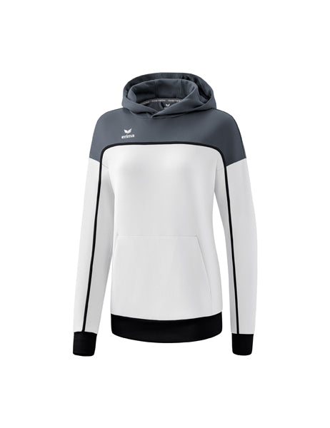 CHANGE by erima Kapuzensweat Damen weiß/slate grey/schwarz