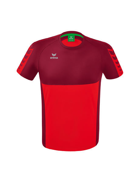 Six Wings T-Shirt Erwachsene; Kinder rot/bordeaux