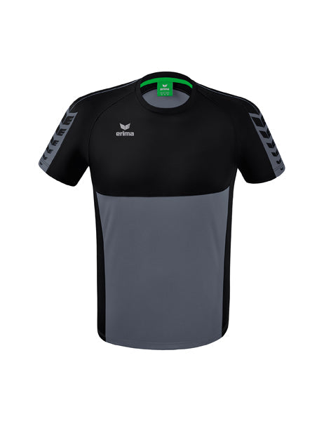 Six Wings T-Shirt Erwachsene; Kinder slate grey/schwarz