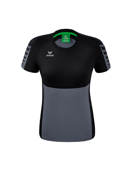 Six Wings T-Shirt Damen slate grey/schwarz