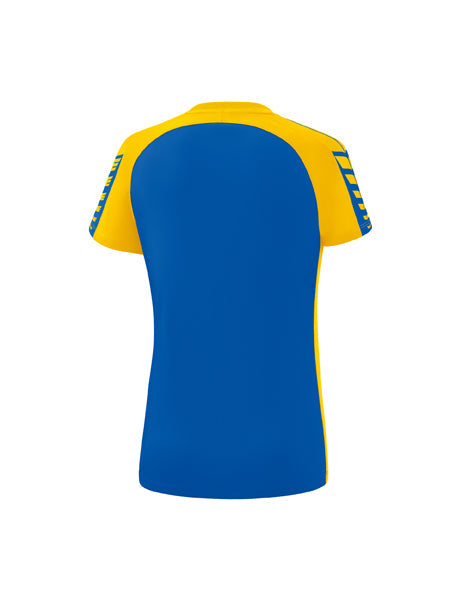 Six Wings T-Shirt Damen new royal/gelb