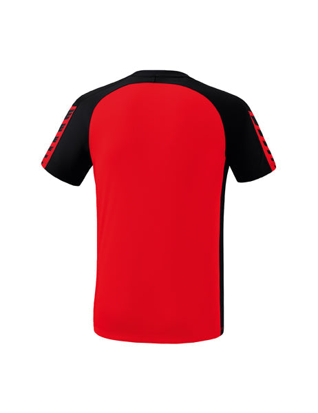 Six Wings T-Shirt Erwachsene; Kinder rot/schwarz