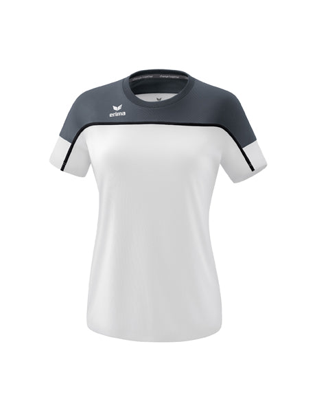 CHANGE by erima T-Shirt Damen weiß/slate grey/schwarz