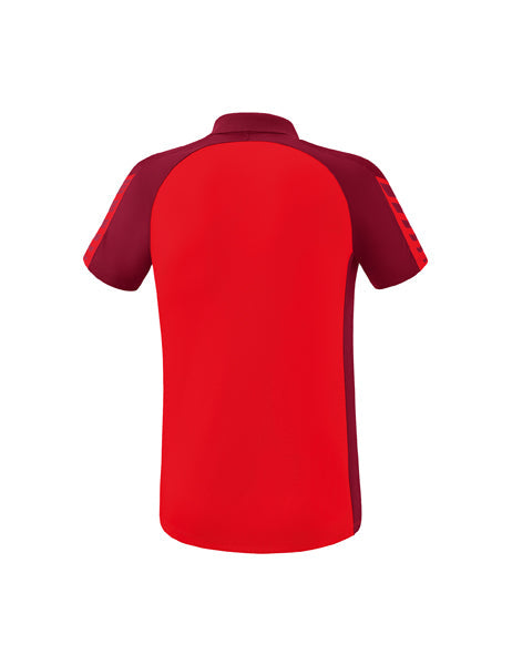Six Wings Poloshirt Erwachsene rot/bordeaux